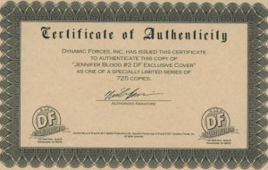 (2011) Jennifer Blood #2: DYNAMIC FORCES EXCLUSIVE COVER (LIMITED)! (9.2 OB)