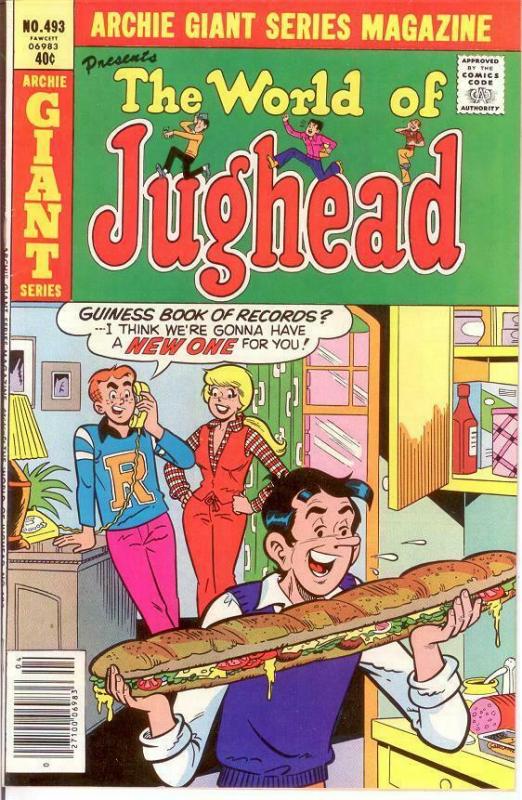 ARCHIE GIANT SERIES (1954-1992)493 VF-NM WORLD OF JUGHE COMICS BOOK