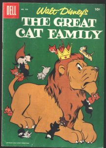 Great Cat Family-Four Color #750-1956-Dell-Walt Disney cartoon edition
