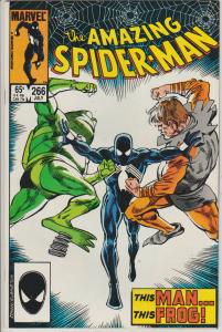 THE AMAZING SPIDERMAN  #266 - THE FROG - 1985