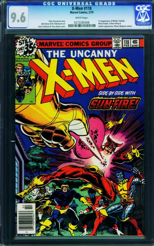 X-Men #118-CGC 9.6-1st MARIKO YASHIDAT-White Pages 0272285008