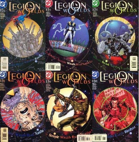 LEGION WORLDS (2001) 1-6  the COMPLETE series! COMICS BOOK