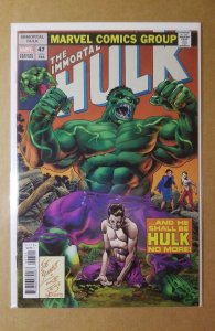The Immortal Hulk #47 Bennett Cover (2021) nm