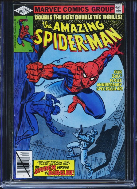 AMAZING SPIDER-MAN #200 - CGC-9.8, WP - Giant origin issue