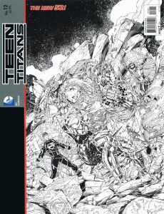 Teen Titans #12 Black & White Sketch Variant DC Comics Comic Book