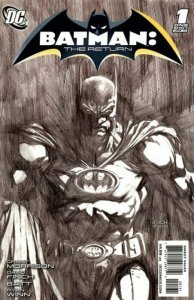 BATMAN THE RETURN ONE-SHOT ALL THREE COVERS 1:25 VARIANT,FINCH COLR&SKETCH NM.