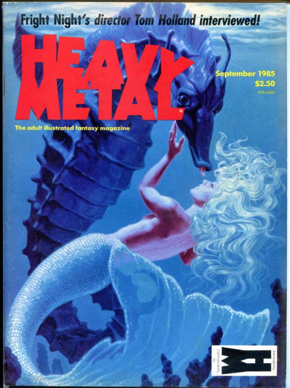 HEAVY METAL September October Nov 1985, Corben, Boris, Olivia, 3 issues in all