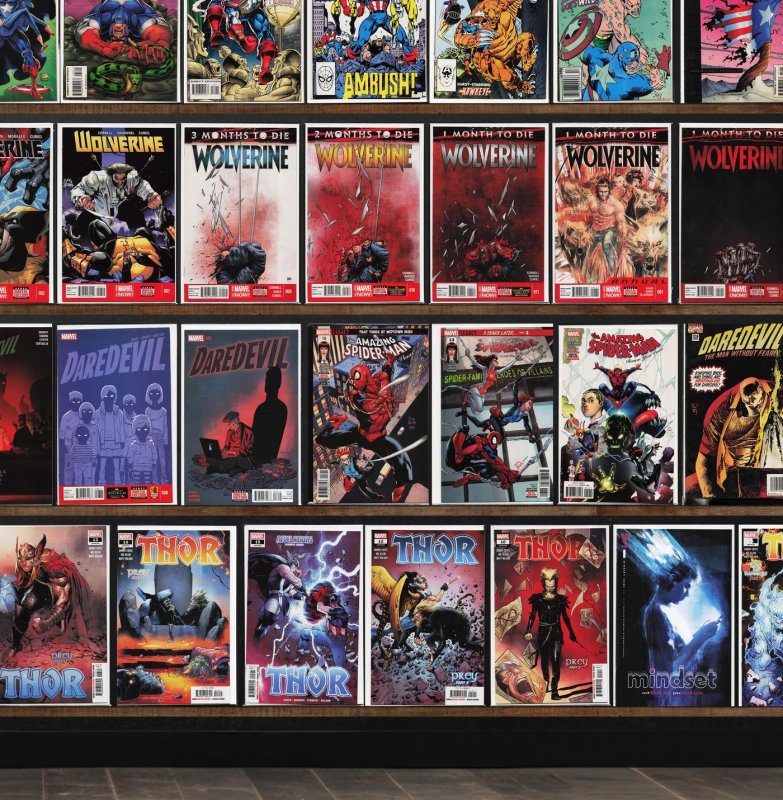 Huge Lot 130+ Comics with Captain America, Wolverine, Spider-Gwen & More!