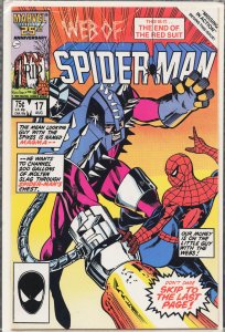 Web of Spider-Man #17 (1986) Spider-Man