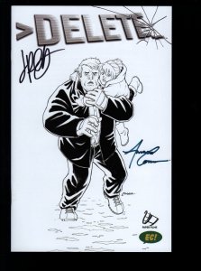 Delete #1 Emerald City Variant Signed Jimmy Palmiotti and Amanda Conner