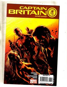 16 Captain Britain & MI13 Comics # 1 2 3 4 5 6 7 8 9 10 11 12 13 14 15 1 AN CJ13