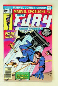 Marvel Spotlight #31 Nick Fury Agent of Shield (Dec 1976, Marvel) - Very Fine 