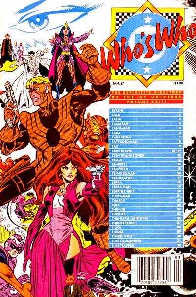 Who's Who: The Definitive Directory of the DC Universe #23, VF- (Stock p...