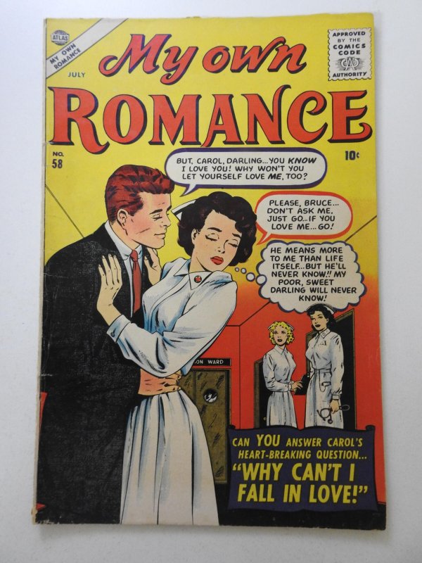 My Own Romance #58 When Your In Love! HTF Comic Sharp VG Condition!