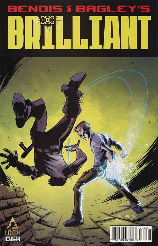 Brilliant #2B VF/NM ; Icon | Brian Bendis Mark Bagley
