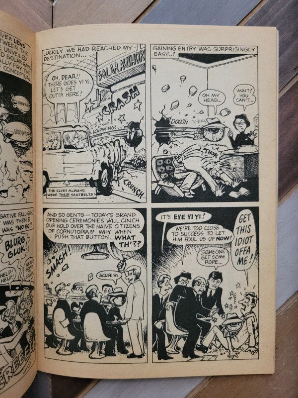 COVER-UP LOWDOWN #1 (Rip Off Press 1977) First Print Underground Comics, FN 6.0
