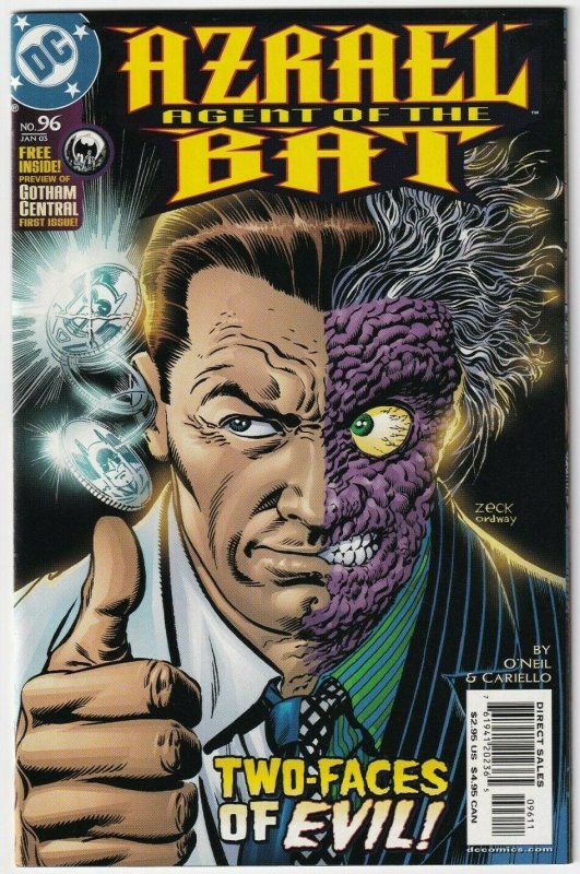 Azrael Agent Of The Bat #96 Two-Face January 2003 DC