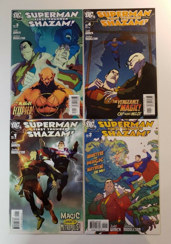 SUPERMAN SHAZAM: FIRST THUNDER 1-4 COMPLETE SET NM DC COMICS 2005