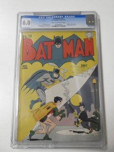 Batman #14 (1942) CGC 6.0!