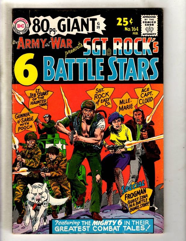 Our Army At War # 164 FN/VF DC Silver Age Comic Book Joe Kubert Sgt. Rock JL10