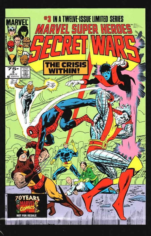 Marvel Super Heroes Secret Wars 3 3rd Fn Marvel Comic Books Modern Age Marvel War Hipcomic