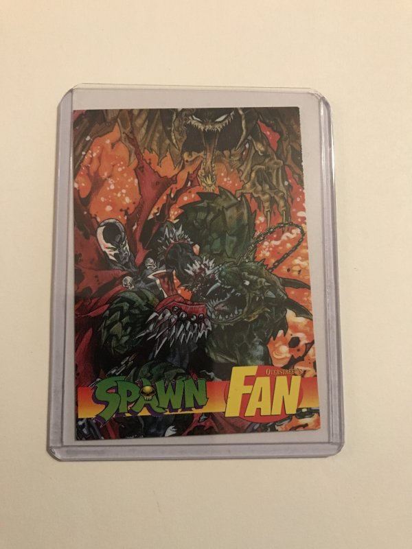 SPAWN OVERSTREET FAN Promo card; Gemstone 1993 NM/M; INSERT prototype