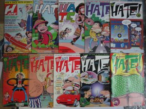 HATE  Peter Bagge (Fantagraphics (1990-1998) #3-30 Sampler 10 Diff Neat  Stuff!