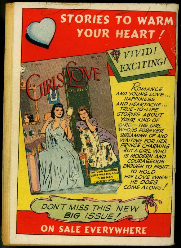 Secret Hearts #2 1949- DC Romance Photo cover FR/GD