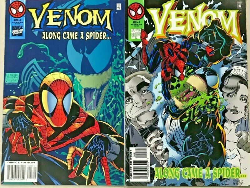 VENOM ALONG CAME A SPIDER#1-4 VF/NM LOT 1996 MARVEL COMICS