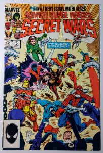 Secret Wars #5 (7.0, 1984) Cover art by Mike Zeck