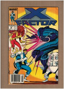 X-Factor #40 Newsstand Marvel Comics 1989 Rob Liefeld FN 6.0