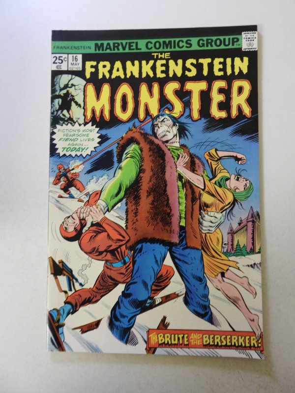 The Frankenstein Monster #16 (1975) MVS VF condition