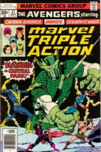 Marvel Triple Action #37 GD ; Marvel | low grade comic Avengers 45 reprint