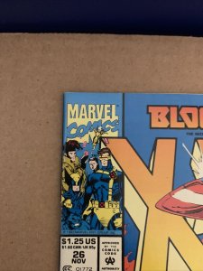 1993 Marvel Comics: Bloodties X-MEN | Nov. 26 | Bagged & Boarded 