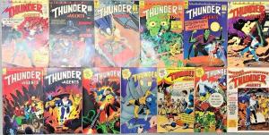 THUNDER AGENTS#2-20 VG-VF LOT 1966 (13 BOOKS) WALLY WOOD TOWER SILVER AGE COMICS