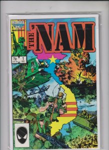    THE '  NAM  #1  1986  MARVEL  /  UNREAD  /  NM 