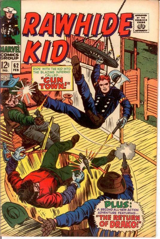 RAWHIDE KID (1960-1979) 62 VG-F Feb. 1968 COMICS BOOK