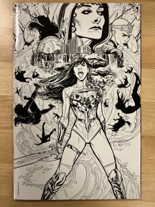 Wonder Girl #1 Black and White Cover (2021)