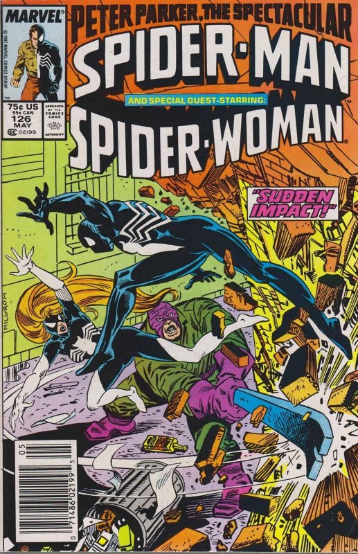 Spectacular Spider-Man, The #126 (Mark Jewelers) FN; Marvel | we combine shippin 