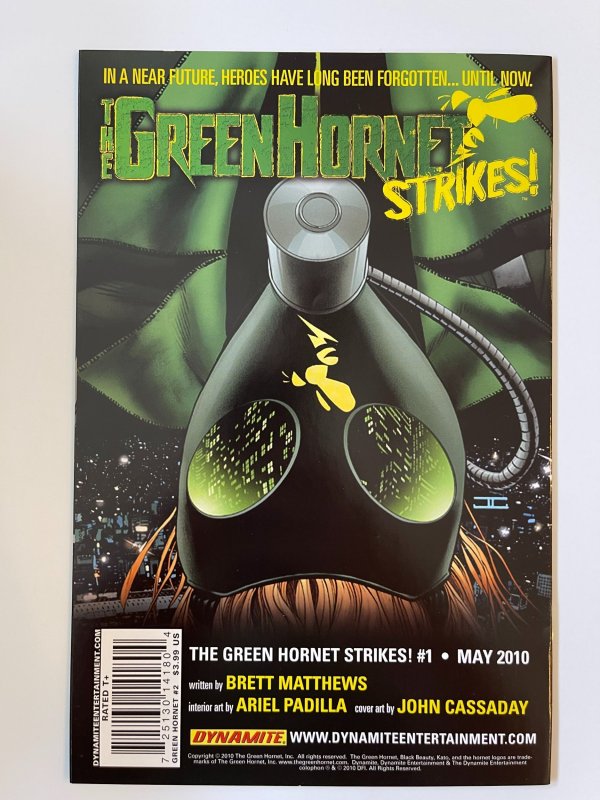 Green Hornet #2 - NM  Stephen Segovia Variant  (2010)