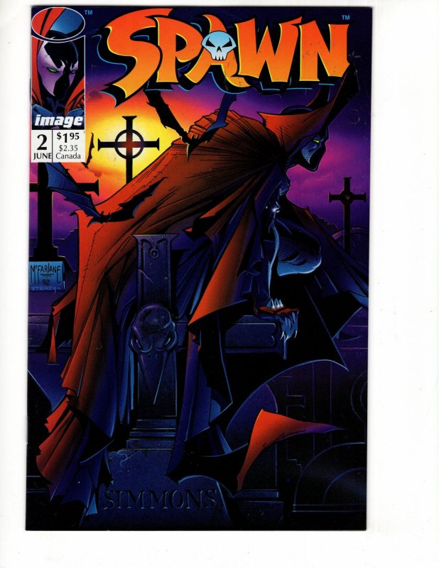 Spawn #2 Todd McFarlane  Image Modern Age Classic !!! / ID#734