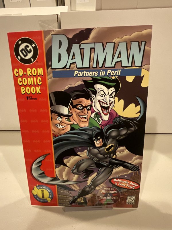 DC CD ROM 4 Book Complete Set 1996 Superman Batman Aquaman Superboy