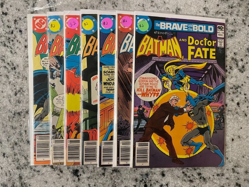 Lot Of 7 Brave & The Bold DC Comic Books # 156 157 158 161 162 163 190 69 J801 