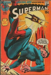 Superman #234 ORIGINAL Vintage 1971 DC Comics