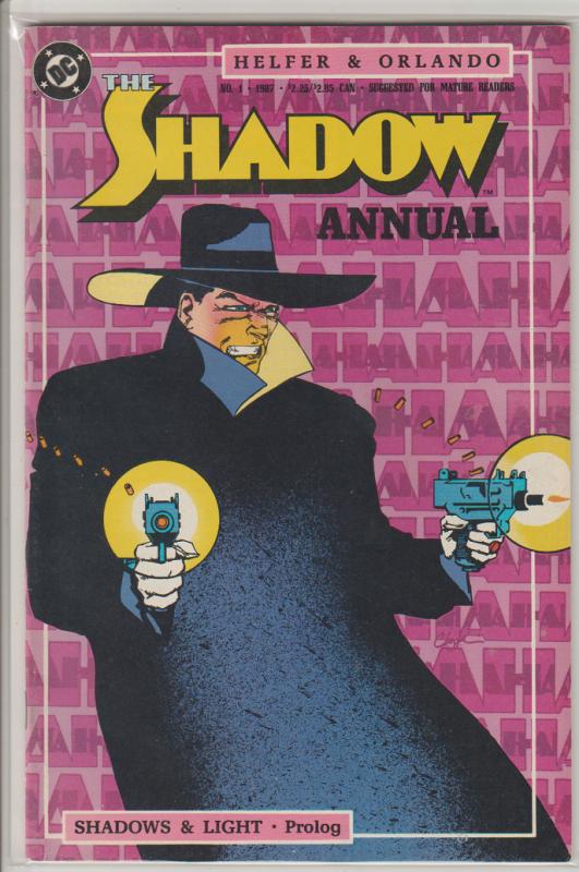 DC The Shadow Comic Book 1987 Annual Issue #1 - BAGGED & BOARDED