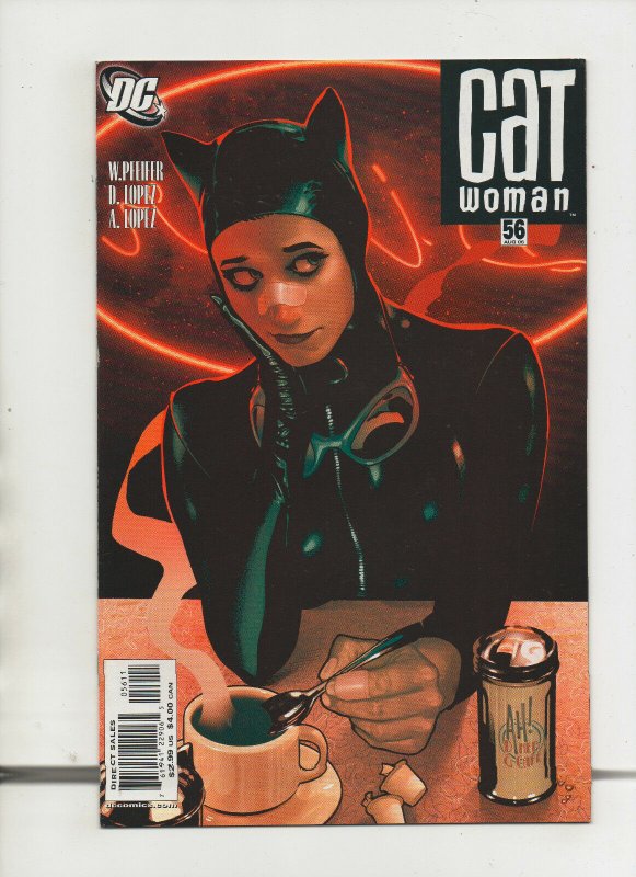 Catwoman #56 - Adam Hughes Cover Wildcat App - (Grade 9.2) 2006 