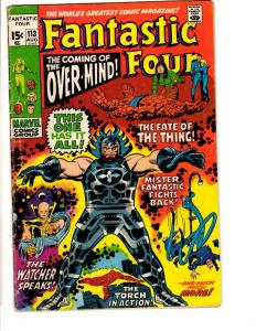 Fantastic Four # 113 FN Marvel Comic Book Silver Age Human Torch Thing Doom JL17