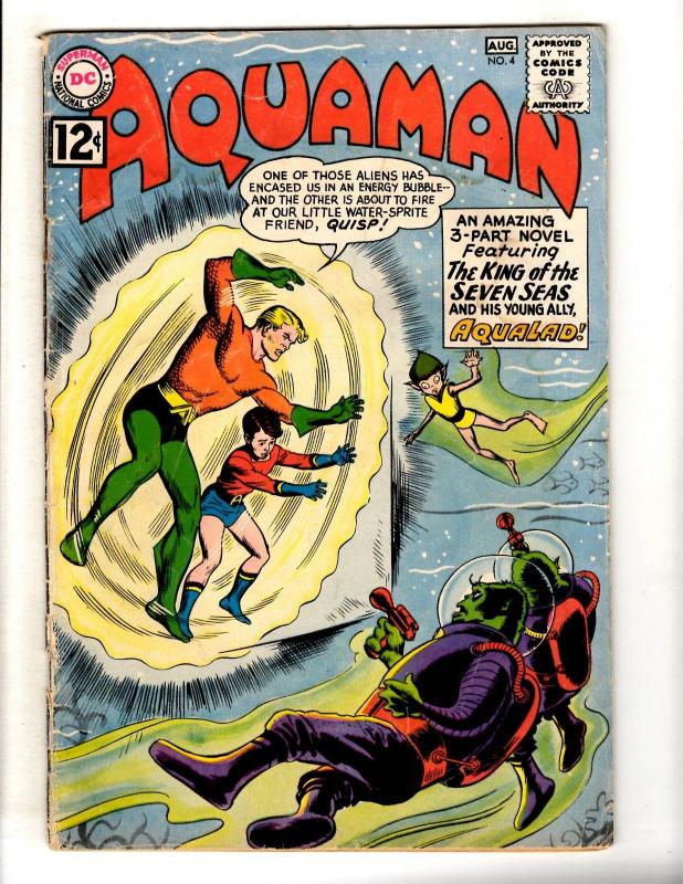 Aquaman # 4 VG DC Silver Age Comic Book Aqualad Seven Seas Batman Superman JL11