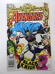 The Avengers #225 (1982) W/The Black Knight! Solid VG+ Condition!