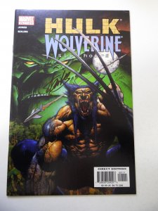 Hulk/Wolverine: 6 Hours #1 (2003) Signed by STAN LEE! w/coa! VF+ Condition!